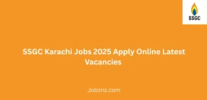 SSGC Karachi Jobs 2025 Apply Online Latest Vacancies