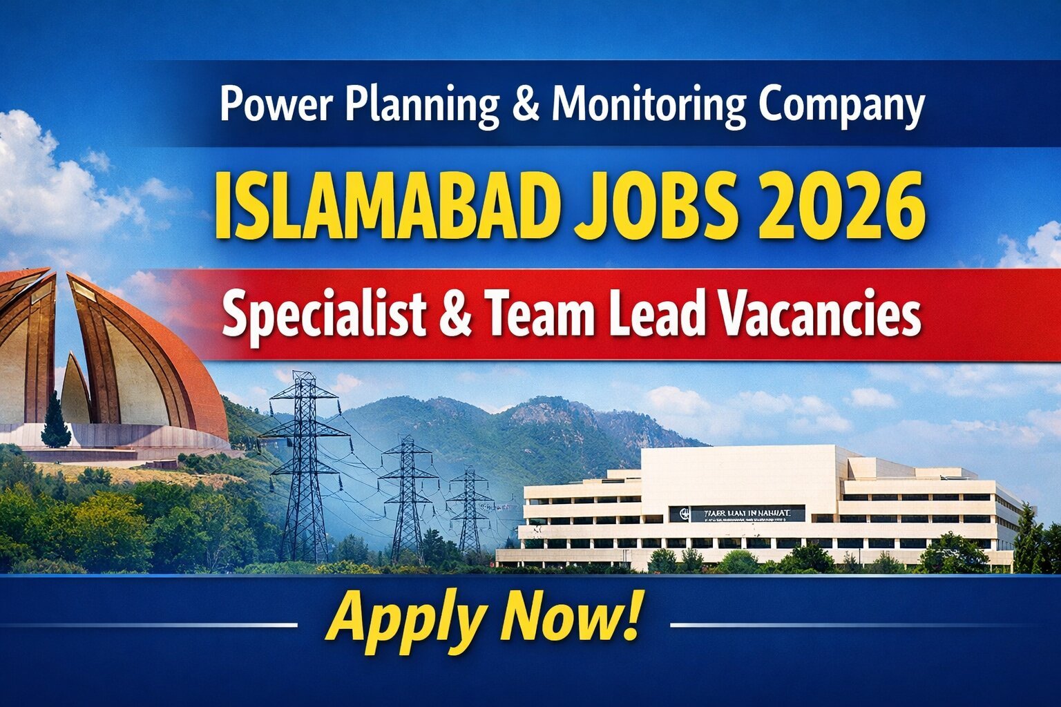 Power Planning & Monitoring Company Islamabad Jobs 2026 – Specialist and Team Lead Vacancies