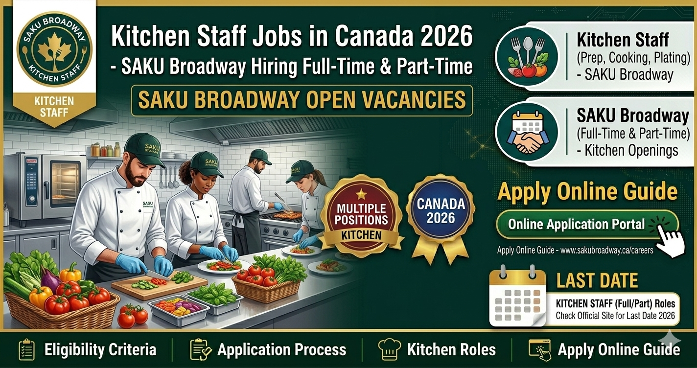 Kitchen Staff Jobs in Canada 2026