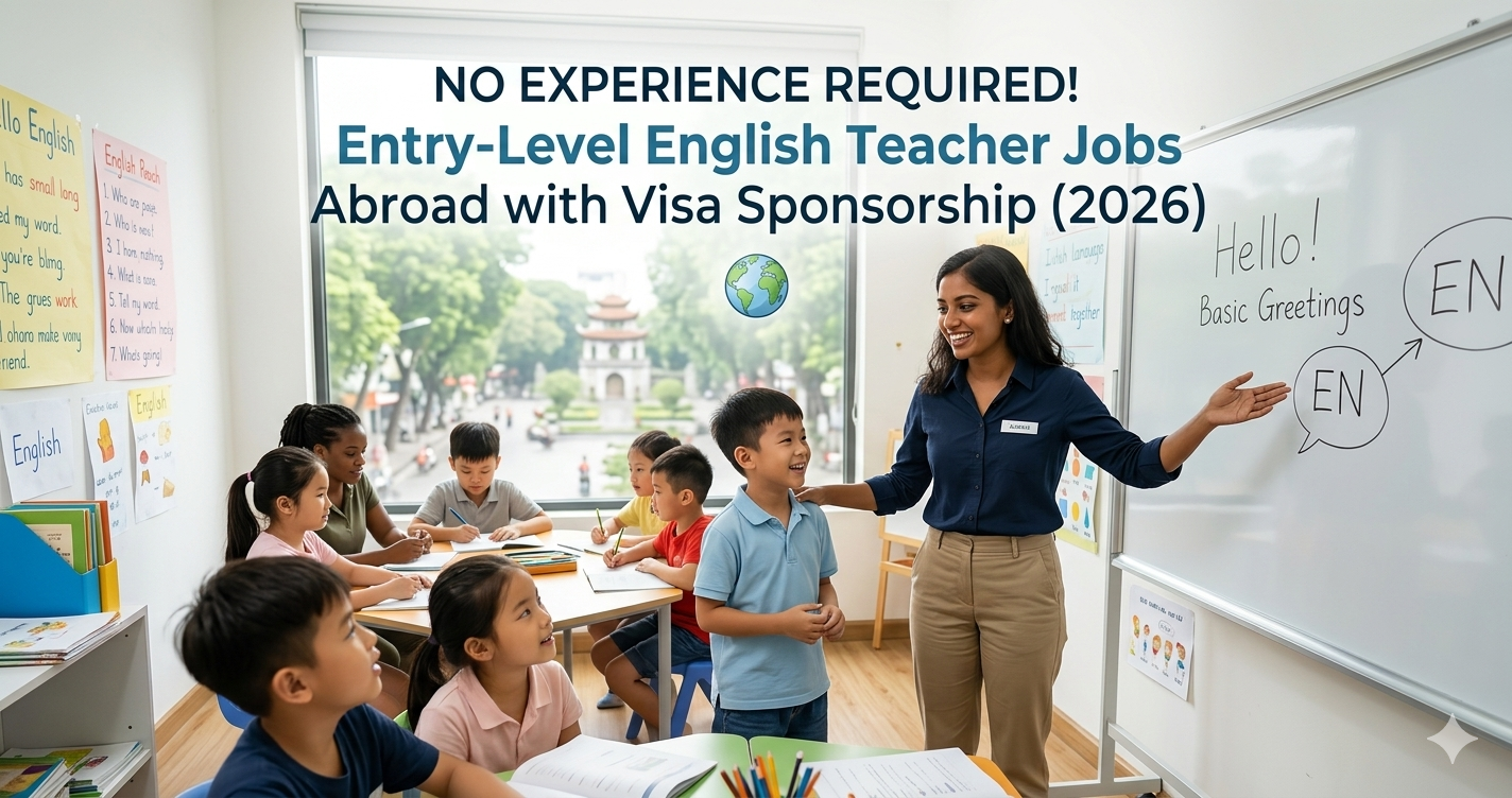 English Teacher Jobs Abroad with Visa Sponsorship (2026)