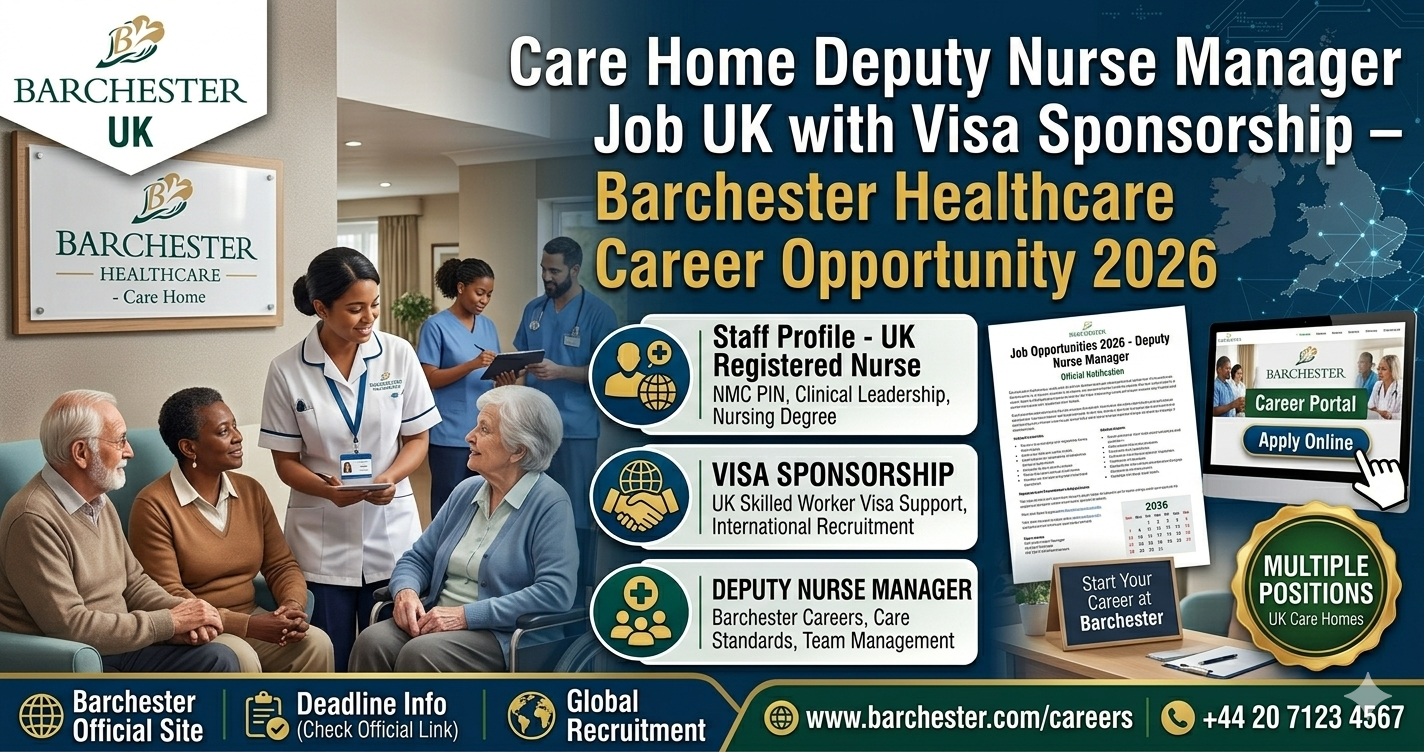 Care Home Deputy Nurse Manager Job UK