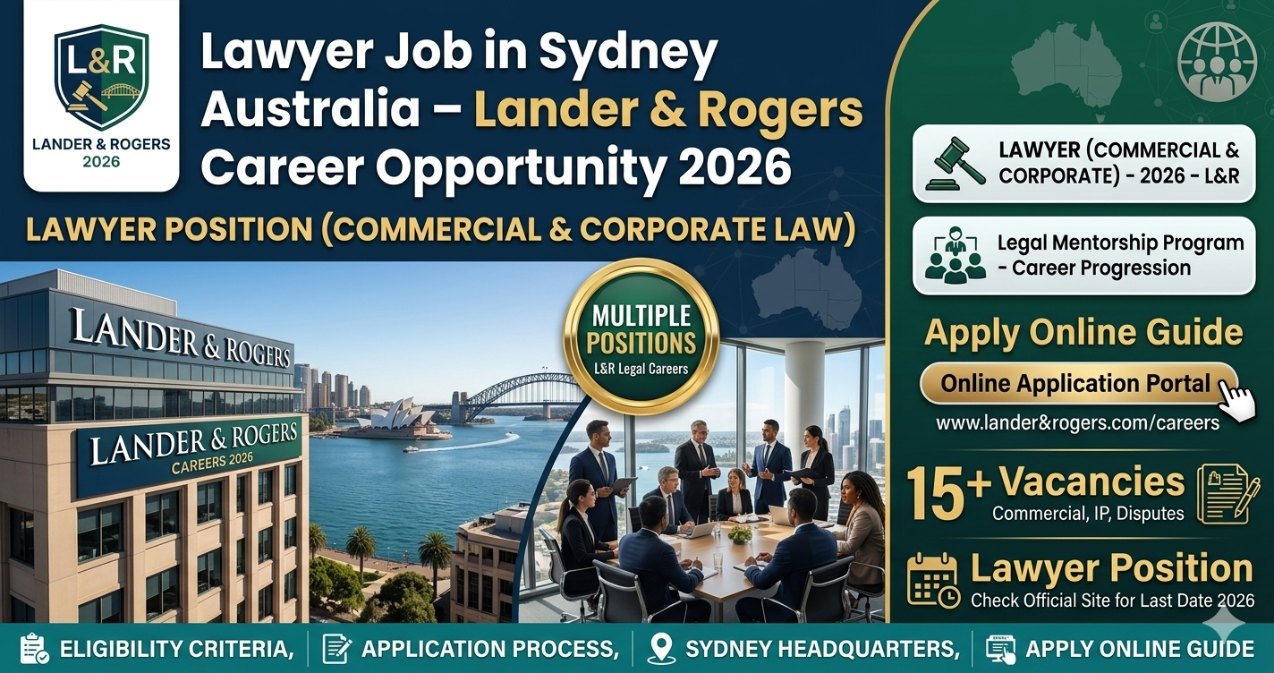 Lawyer Job in Sydney Australia