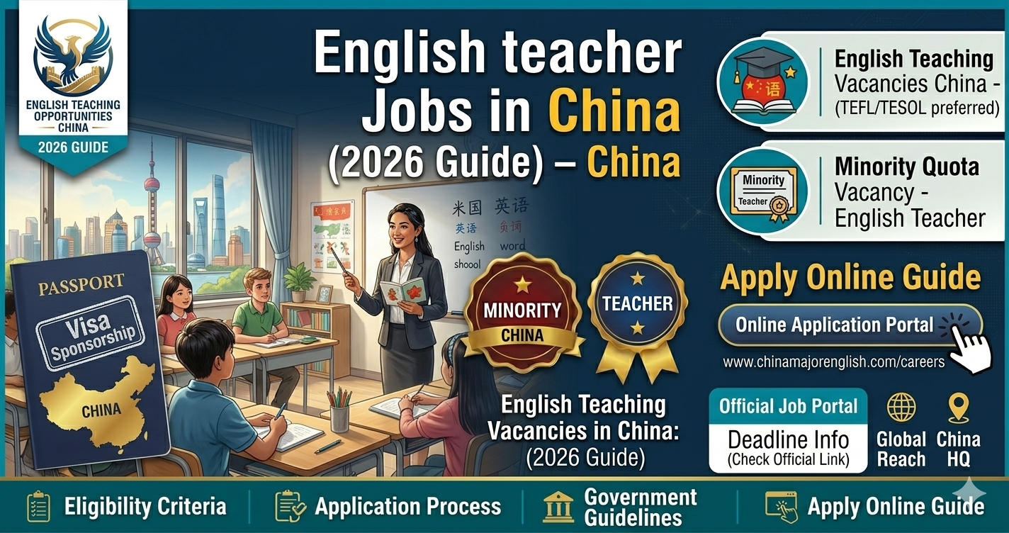 English teacher Jobs in China