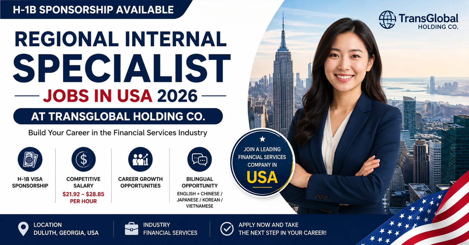 Regional Internal Specialist Jobs USA