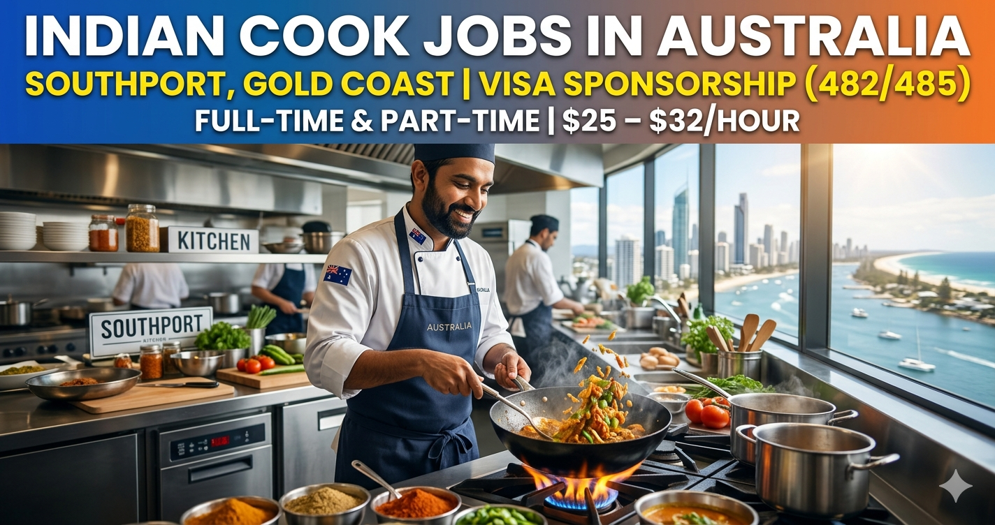 Indian Cook Job in Australia
