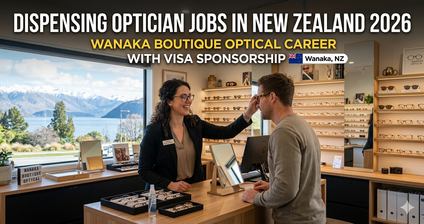 Dispensing Optician Jobs in New Zealand 2026