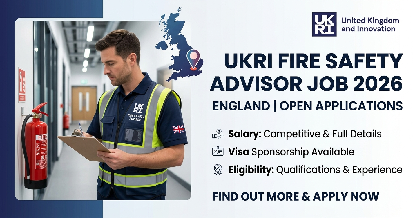 UKRI Fire Safety Advisor Job 2026