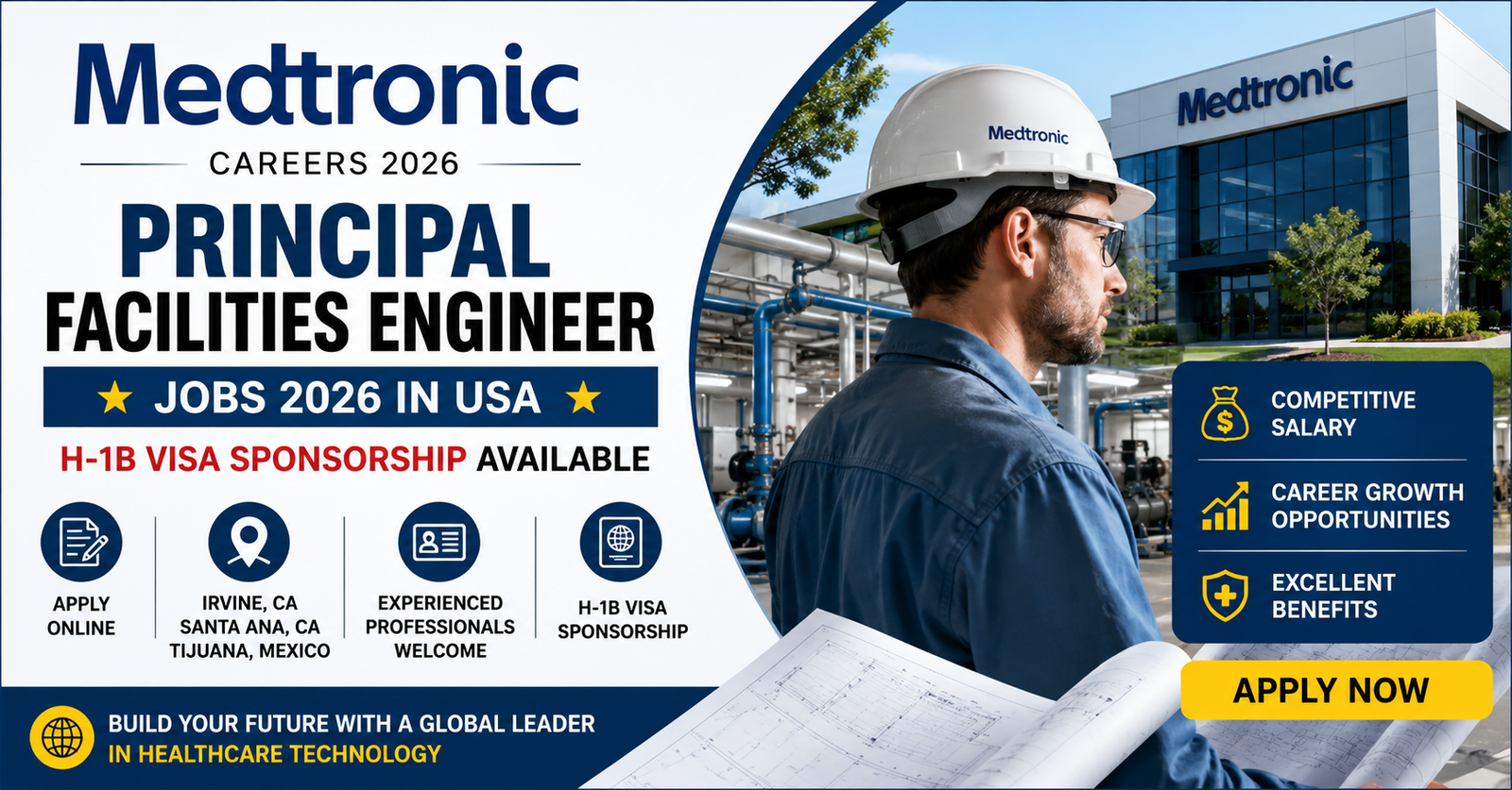 Medtronic Principal Facilities Engineer Jobs 2026