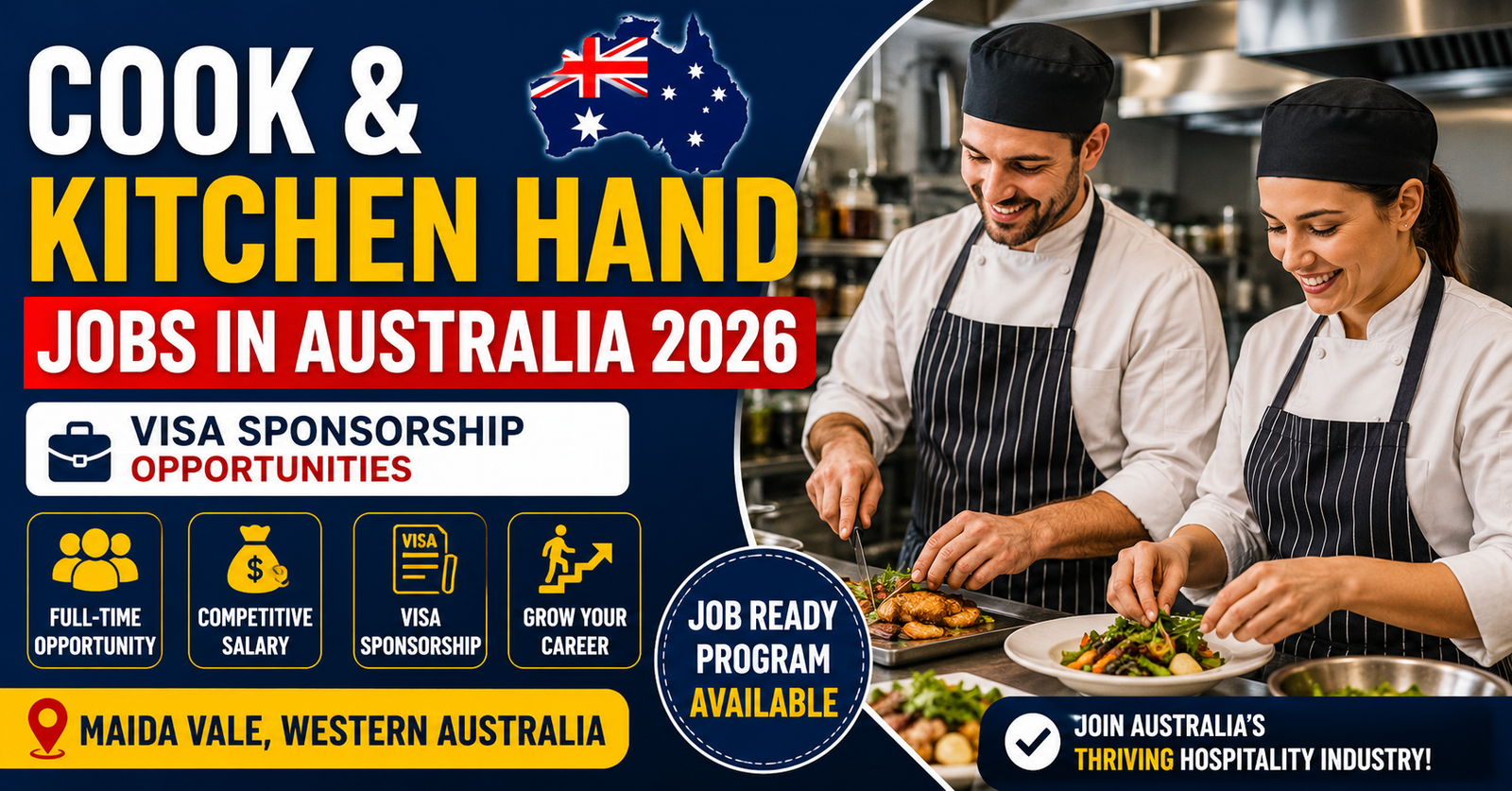 Kitchen Hand Jobs in Australia