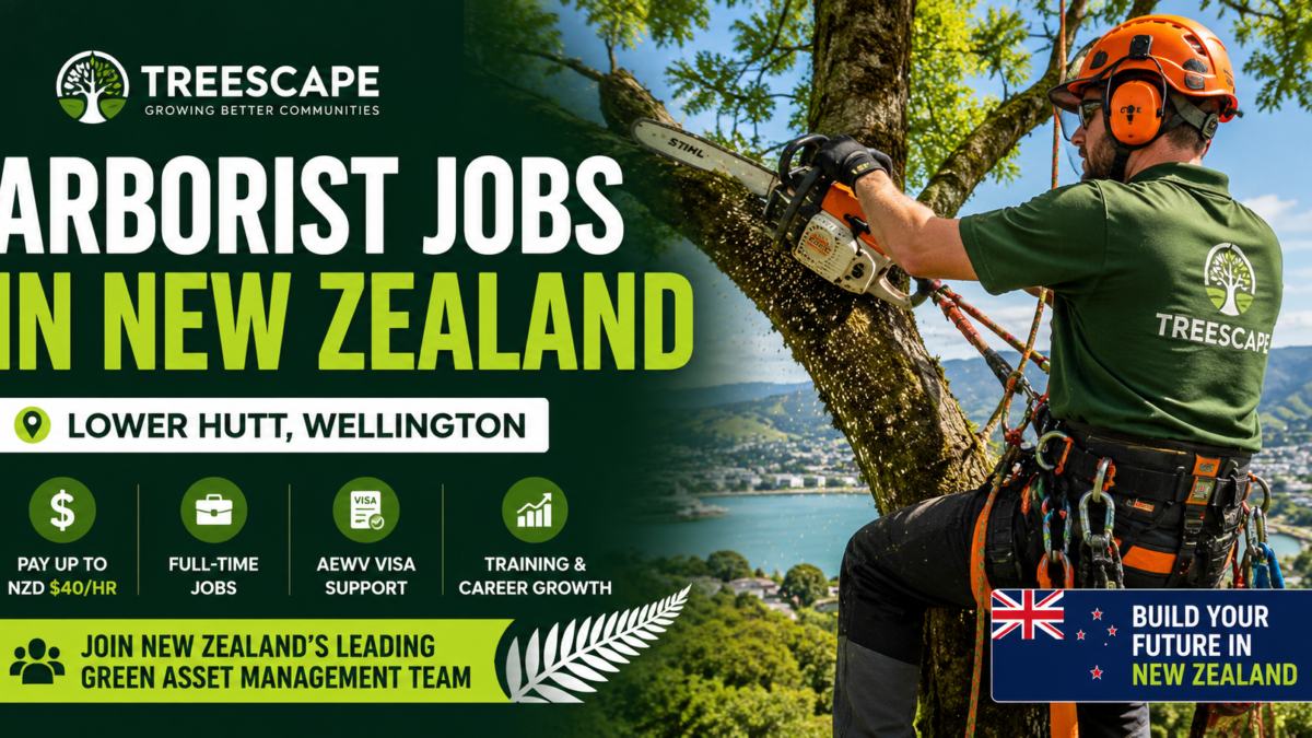 Arborist Jobs in New Zealand