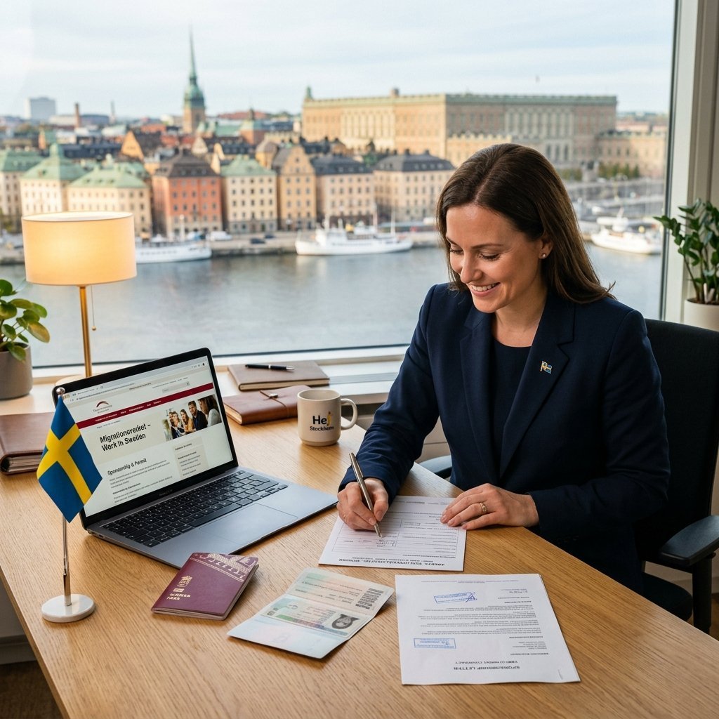 Sweden work permit visa sponsorship