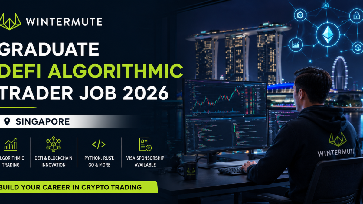 Wintermute Graduate DeFi Algorithmic Trader Job
