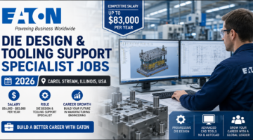 Eaton Die Design & Tooling Support Specialist Jobs 2026