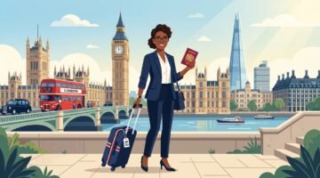 UK Skilled Worker visa 2026 — professional moving to the UK on a sponsored work visa