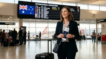 Skilled professional preparing to travel to Australia under 2026 visa changes"