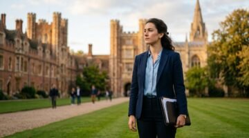 Chevening Scholarship 2027 applicant on a UK university campus ahead of the 4 August application opening