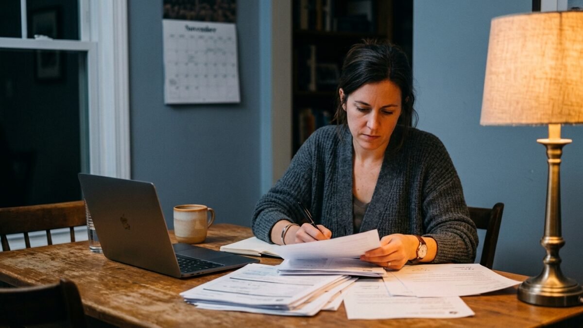 Green card applicant reviewing paperwork ahead of the public charge rule 2026 deadline on September