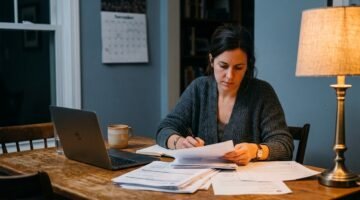Green card applicant reviewing paperwork ahead of the public charge rule 2026 deadline on September