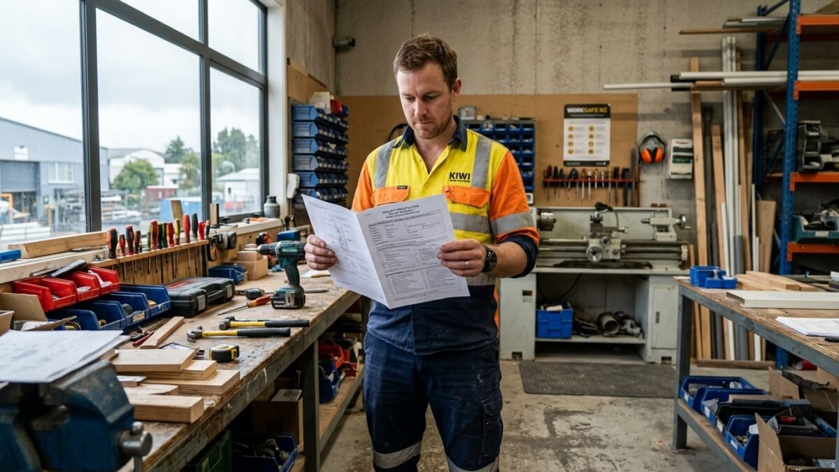 Trades worker reviewing paperwork before the Skilled Migrant Category changes 2026 deadline