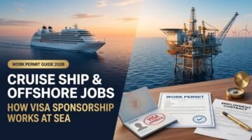 Cruise ship and offshore jobs visa sponsorship and work permit guide