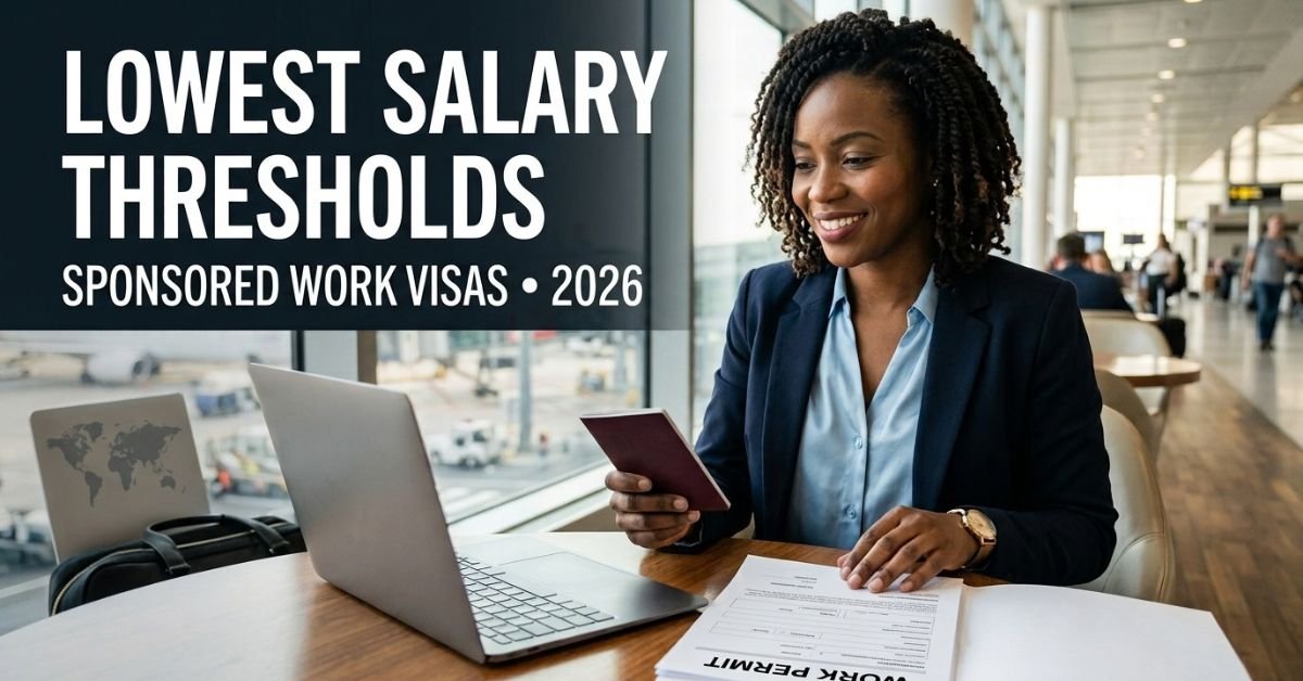 Countries With The Lowest Salary Threshold For Sponsored Workers: job seeker comparing visa pay rules